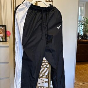 Nike Black and White Sports Pants